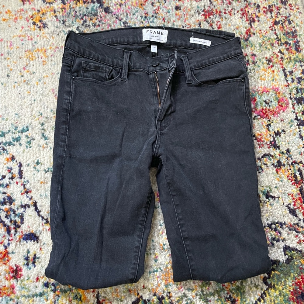 Women’s Frame Black Denim Pants